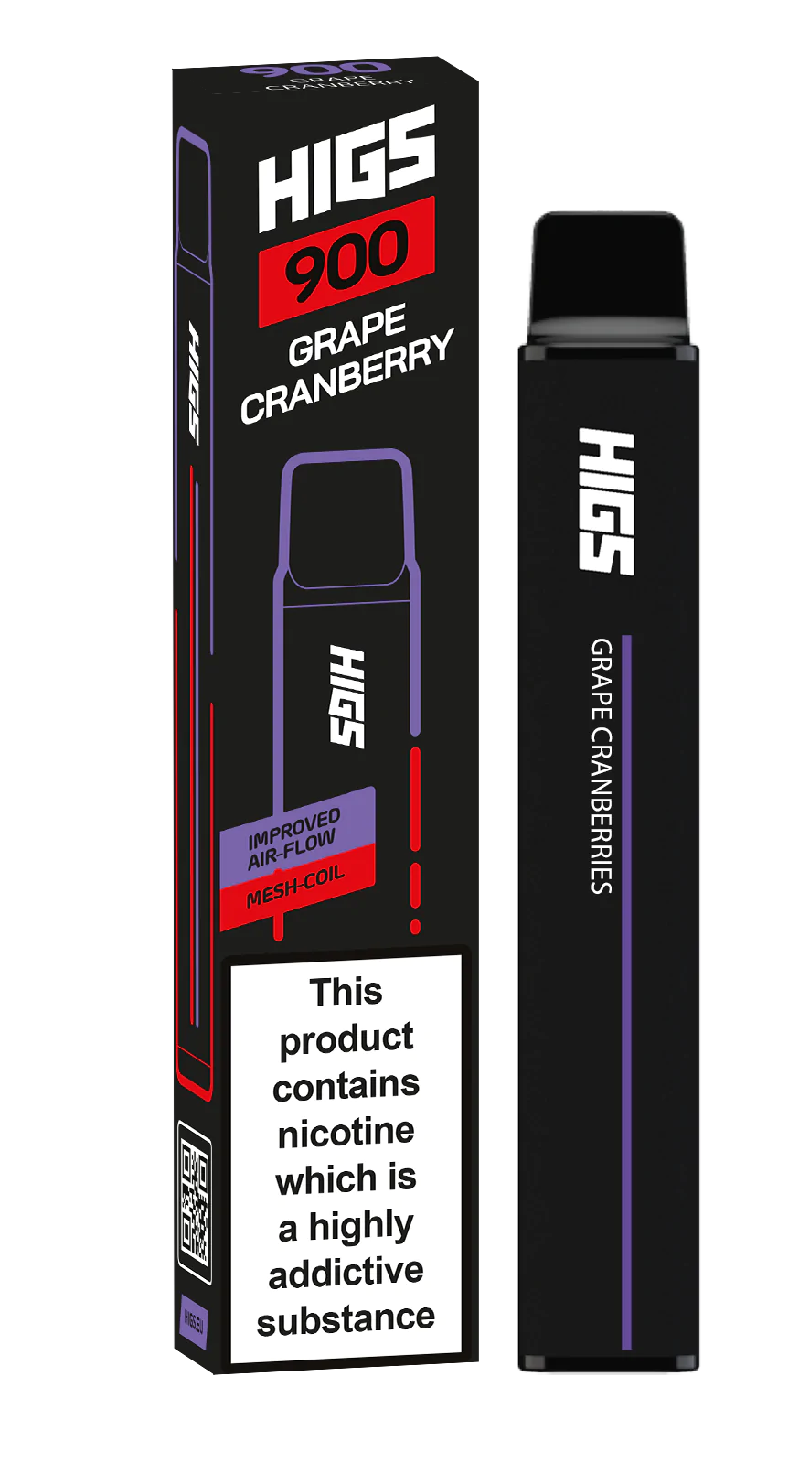 7c5c29a1-51e7-48d0-821d-4df86d7e05e4 Jednokratna Higs XL 900 – Grape Cranberries 20mg /2ml - Slika 1
