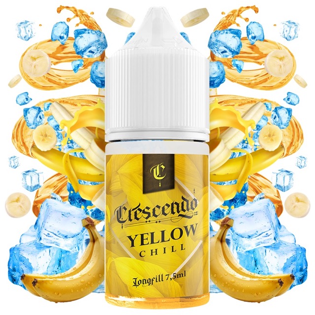 Crescendo_Yellow_Chill_7,5ml_Longfill_with_Ingredients Srednje Crescendo - Žuta hladnoća 7,5ml /30ml - Slika 1