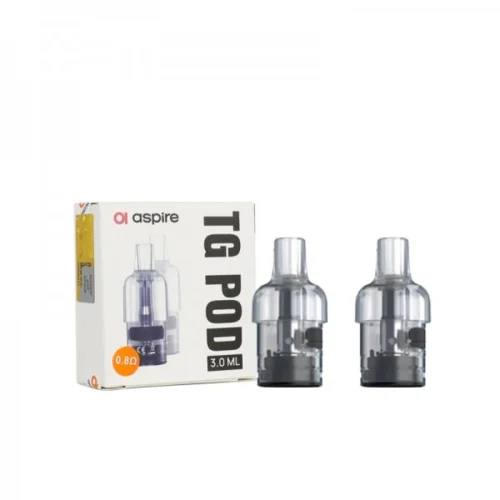 Aspire - Cartridges TG Pod 0.8/1.0Ω 3ml (2pc)